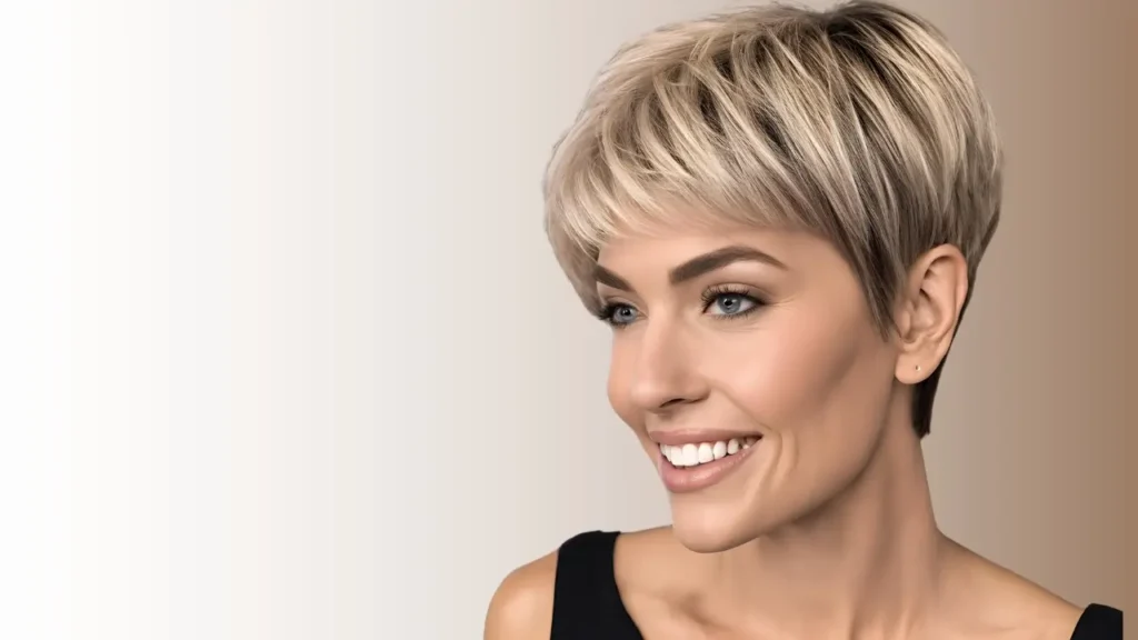 Short layered cut with undercut